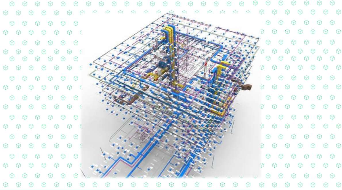 Impianti “Gebouw50” modellati con il software BIM “DDS-CAD”