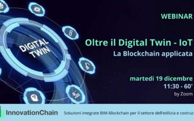 WEBINAR: Oltre il Digital Twin – IoT: la blockchain applicata